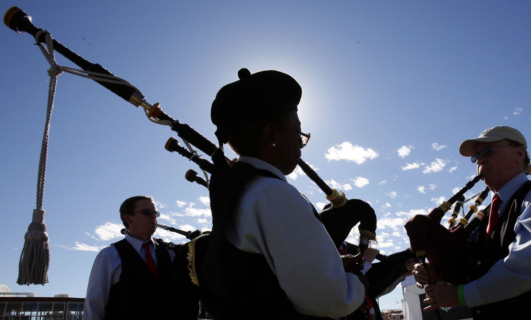 Catch some traditional drums and pipes